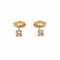 Boucles d'oreilles Boucles d’oreilles en or jaune 750‰ et diamants 58 Facettes 260280R