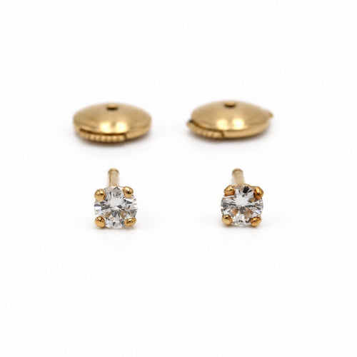 Boucles d'oreilles Boucles d’oreilles en or jaune 750‰ et diamants 58 Facettes 260280R