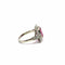 Bague 56 Bague vintage de style Art déco en platine, tourmaline rose et diamants 58 Facettes 50557