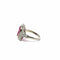 Bague 56 Bague vintage de style Art déco en platine, tourmaline rose et diamants 58 Facettes 50557