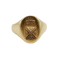 Bague 48 Chevalière antique en or 18k avec armoiries françaises et couronne de comte 58 Facettes A08055