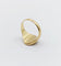 Bague 48 Chevalière antique en or 18k avec armoiries françaises et couronne de comte 58 Facettes A08055