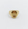 Bague 48 Chevalière antique en or 18k avec armoiries françaises et couronne de comte 58 Facettes A08055