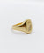 Bague 48 Chevalière antique en or 18k avec armoiries françaises et couronne de comte 58 Facettes A08055