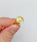 Bague 48 Chevalière antique en or 18k avec armoiries françaises et couronne de comte 58 Facettes A08055