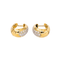 Boucles d'oreilles Boucles d’oreilles créoles en or jaune 18k et diamants 58 Facettes 5482066CN