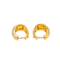 Boucles d'oreilles Boucles d’oreilles créoles en or jaune 18k et diamants 58 Facettes 5482066CN
