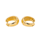 Boucles d'oreilles Boucles d’oreilles créoles en or jaune 18k et diamants 58 Facettes 5482066CN