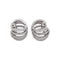 Bague bandeau en or jaune et blanc 18k, diamants 58 Facettes 5778615CN