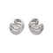 Bague bandeau en or jaune et blanc 18k, diamants 58 Facettes 5778615CN