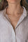 Collier Collier en maille oméga en or blanc 750 (18 carats) 58 Facettes 5780674CN