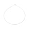 Collier Collier en maille oméga en or blanc 750 (18 carats) 58 Facettes 5780674CN