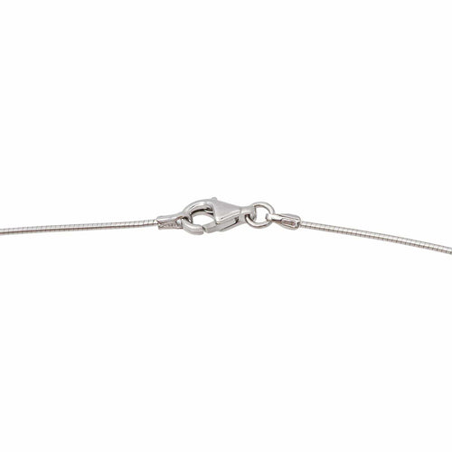 Collier Collier en maille oméga en or blanc 750 (18 carats) 58 Facettes 5780674CN
