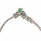 Collier Collier en or blanc 18k, émeraude et diamants 58 Facettes 5868203CN