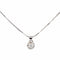 Collier Collier en or blanc 18k avec diamant taille brillant 58 Facettes 5973939CN