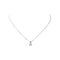 Collier Collier en or blanc 18k avec diamant taille brillant 58 Facettes 5973939CN