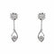 Boucles d'oreilles Boucles d’oreilles en or blanc 18 carats avec diamants 58 Facettes 5973938CN