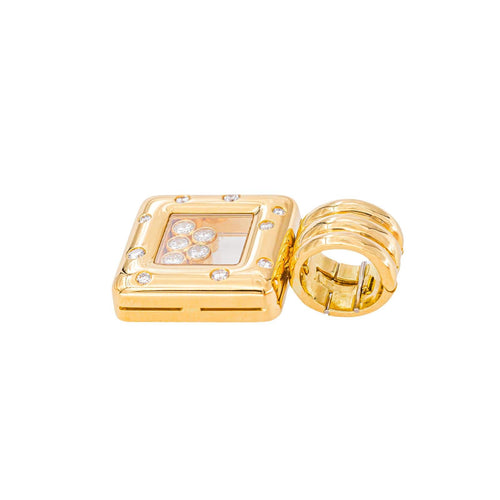 Pendentif Chopard - Pendentif Happy Diamonds en or jaune 18k avec diamants 58 Facettes 6008973CN