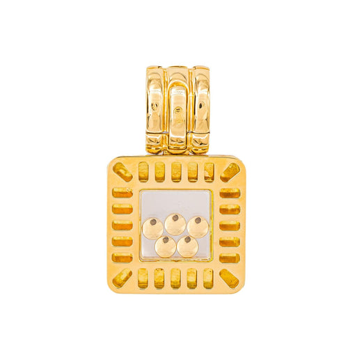 Pendentif Chopard - Pendentif Happy Diamonds en or jaune 18k avec diamants 58 Facettes 6008973CN