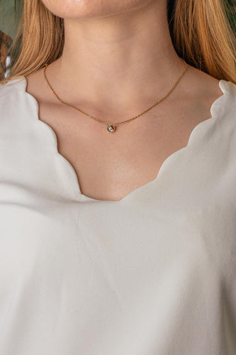 Collier Collier maille forçat en or jaune 18k avec diamant 58 Facettes 6072394CN