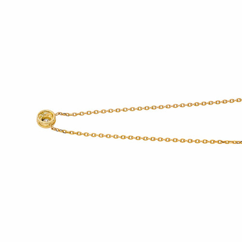 Collier Collier maille forçat en or jaune 18k avec diamant 58 Facettes 6072394CN