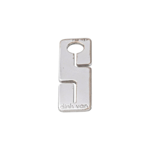 Pendentif Dinh Van - Pendentif Seventies en or blanc 58 Facettes 6104449CN