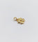 Pendentif Pendentif trèfle vintage en or 18k finement travaillé 58 Facettes A08080