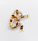 Broche Broche nœud en or 18k avec diamant taille ancienne, vers 1920 58 Facettes A08093