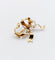 Broche Broche nœud en or 18k avec diamant taille ancienne, vers 1920 58 Facettes A08093