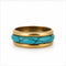 Bague 59 Bague transformable en or jaune 750‰ avec trois anneaux interchangeables 58 Facettes B26347-1