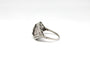 Bague 58 Bague Art déco en platine, diamants et onyx 58 Facettes ANILLO 23