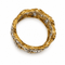 Bague 52 Buccellati - Bague Éternelle Étoilée en or jaune et blanc avec diamants 58 Facettes B26412