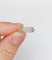 Bague 54 Bague jarretière Art déco en or 18k et platine, diamants taille ancienne 58 Facettes A08101