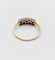 Bague 54 Bague jarretière Art déco en or 18k et platine, diamants taille ancienne 58 Facettes A08101