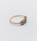 Bague 54 Bague jarretière Art déco en or 18k et platine, diamants taille ancienne 58 Facettes A08101