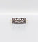 Bague 54 Bague jarretière Art déco en or 18k et platine, diamants taille ancienne 58 Facettes A08101