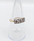 Bague 54 Bague jarretière Art déco en or 18k et platine, diamants taille ancienne 58 Facettes A08101