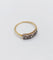 Bague 54 Bague jarretière Art déco en or 18k et platine, diamants taille ancienne 58 Facettes A08101