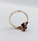 Bague 57.5 Bague marquise ancienne en or rose 18k, saphirs et perles, vers 1890 58 Facettes A08102