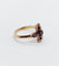 Bague 57.5 Bague marquise ancienne en or rose 18k, saphirs et perles, vers 1890 58 Facettes A08102