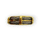 Bague 55 Bague en or jaune 750 et acier torsadé 58 Facettes 149072340