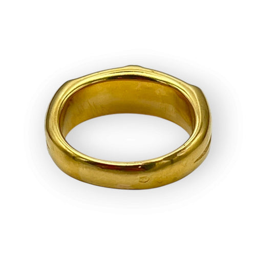 Bague 55 Bague en or jaune 750 et acier torsadé 58 Facettes 149072340