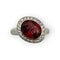 Bague 56 Bague en or blanc 750, tourmaline rouge et diamants 58 Facettes 149072439