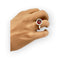 Bague 56 Bague en or blanc 750, tourmaline rouge et diamants 58 Facettes 149072439