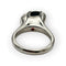 Bague 56 Bague en or blanc 750, tourmaline rouge et diamants 58 Facettes 149072439