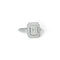 Bague 53 Art déco - Bague en platine sertie de diamants 58 Facettes 678