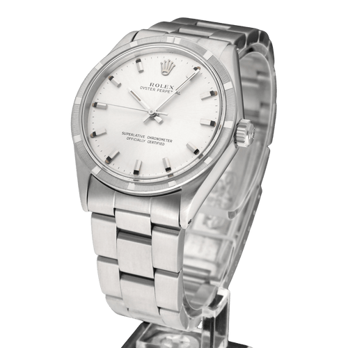 Montre Rolex - Montre Oyster Perpetual 34, réf. 1007, 1970 58 Facettes ROL/OOP/260