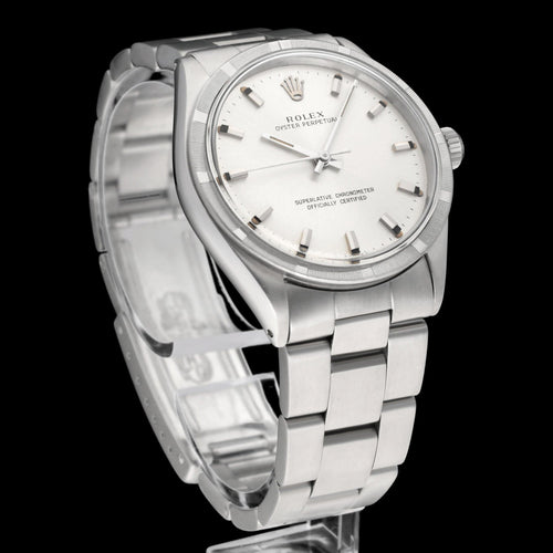 Montre Rolex - Montre Oyster Perpetual 34, réf. 1007, 1970 58 Facettes ROL/OOP/260