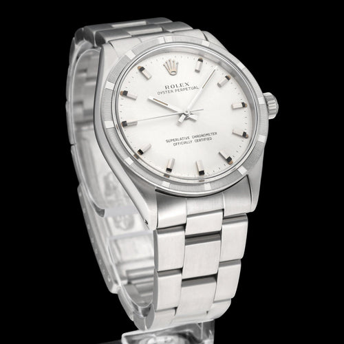 Montre Rolex - Montre Oyster Perpetual 34, réf. 1007, 1970 58 Facettes ROL/OOP/260
