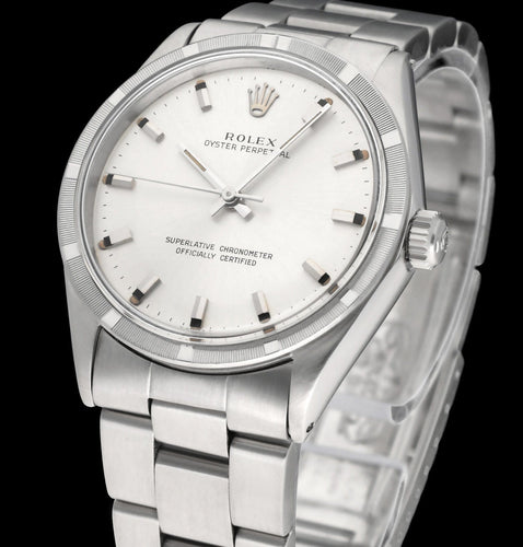 Montre Rolex - Montre Oyster Perpetual 34, réf. 1007, 1970 58 Facettes ROL/OOP/260